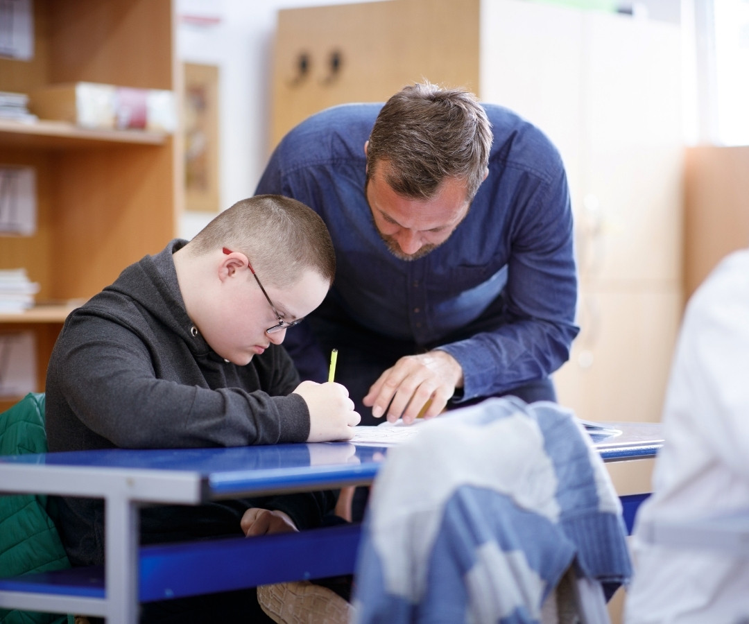 Adult practicing self-advocacy skills